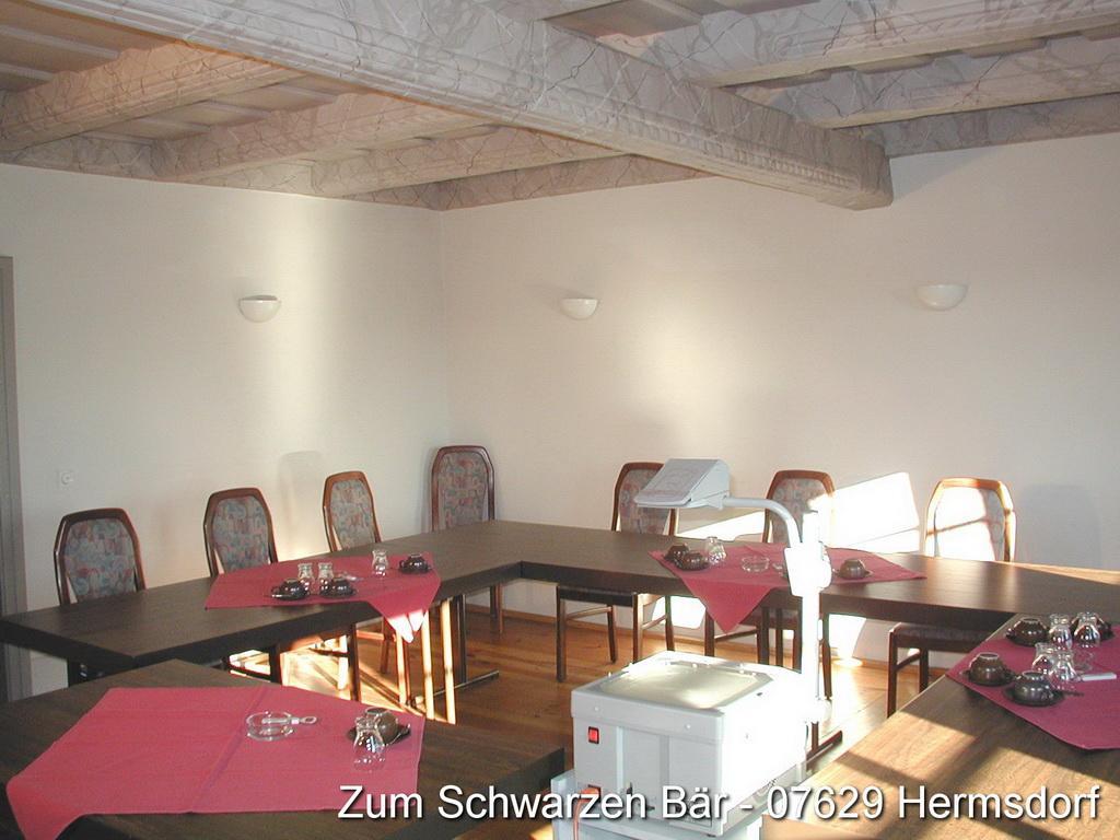 Hotel Zum Schwarzen Baer Hermsdorf  Exteriör bild
